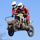 SidecarCross-DM in Schwedt: Gespann Peter/Zimmermann ist auf Titelkurs