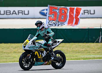 Paola Ramos würdigte Marco Simoncelli