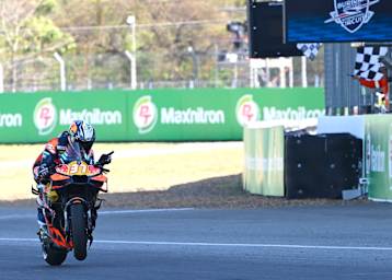 Der erste Rennsieg der Saison 2026 ging an KTM-Youngster Pedro Acosta