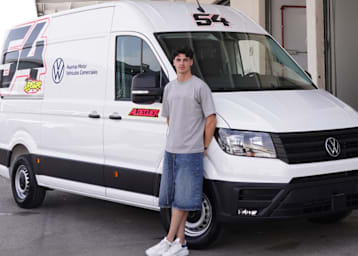 Fermin Aldeguer mit seinem neuen «Reisemobil»