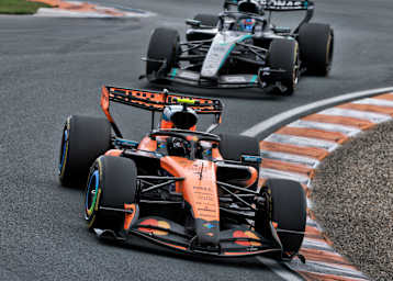 Lando Norris fehlte der Speed, um den zweiten Sprint-Platz zu verteidigen