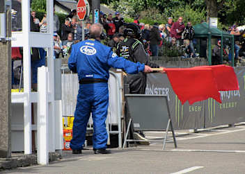 Das freie Training der Klassen Superbike/Superstock musste gestoppt werden