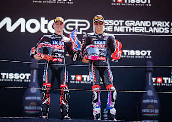 Helden der Moto2-Arbeit bei Intact-GP: Manuel Gonzalez und Senna Agius