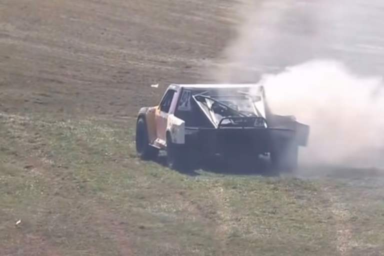 Der rauchende Truck von Ken Roczen