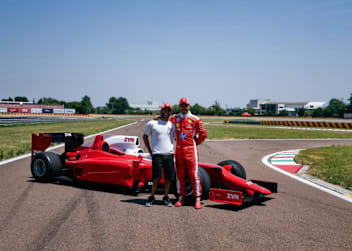 Nicolas und Lewis Hamilton in Fiorano