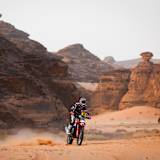 Honda-Triumph auf Etappe 4