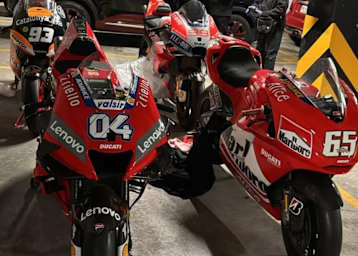 Die 62 Motorräder große Sammlung beinhaltete auch viele MotoGP-Bikes