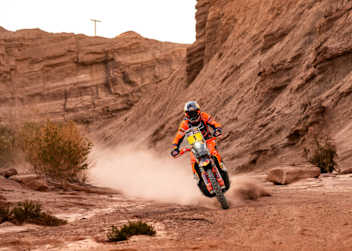 Husarenritt von Daniel Sanders (KTM) auf Etappe 2