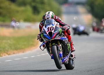 Beim letzten Superbike-Rennen in Chimay gab es Platz 3 für Peter Hickman 