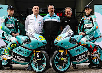 Das Team Leopard Racing mit Adrian Fernandez und Guido Pini