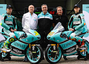 Das Team Leopard Racing mit Adrian Fernandez und Guido Pini