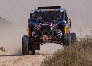 Matthias Walkner ist auch mit vier Rädern schnell