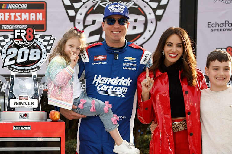 Kyle Busch mit seiner Familie