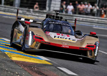 Ein Cadillac V-Series.R in Le Mans