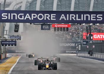 Max Verstappen sicherte sich den Sprint-Sieg in Singapur