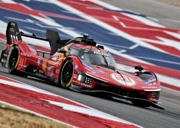 Der Ferrari 499P auf dem Circuit of the Americas
