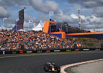 Max Verstappen in Zandvoort