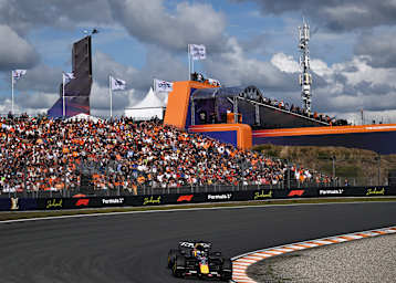 Max Verstappen in Zandvoort