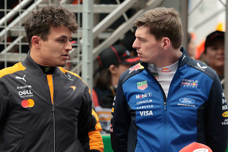 Max Verstappen und Lando Norris