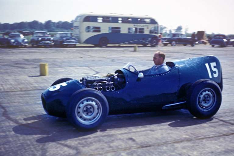 Ivor Bueb in Silverstone 1958