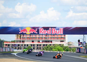MotoGP-Action auf dem Circuit Bugatti in Le Mans