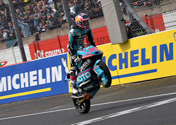 Beeindruckte auch im Nassen: Moto3-Sieger Maximo Quiles