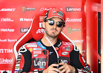 Der Aragon-Sprint war für Ducati-Werksfahrer Bagnaia eine Nullnummer