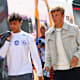So landeten Arvid Lindblad und Liam Lawson nebeneinander im Billigflieger