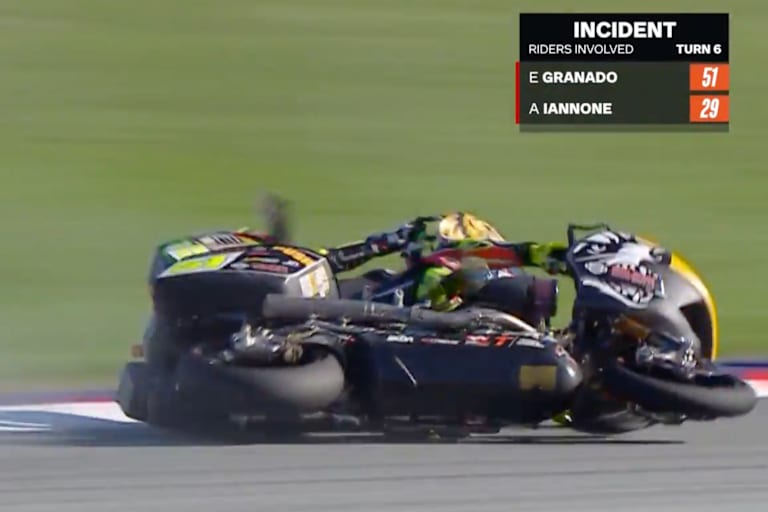 Andrea Iannone katapultierte Eric Granado ins Aus
