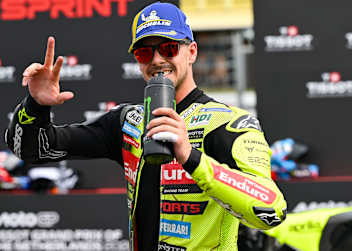 Fabio Di Giannantonio war auch im Assen-Sprint erfolgreichster Ducati-Pilot