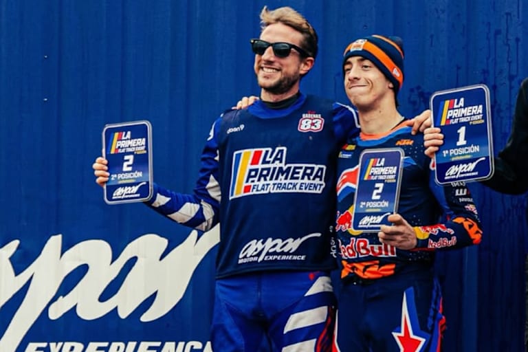 Platz 2: Pedro Acosta mit Partner Manu Tormo