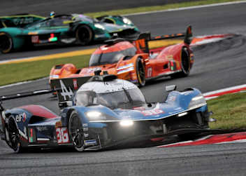 Der Alpine A424 in Fuji