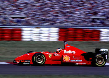 Michael Schumacher 1996 im Ferrari F310