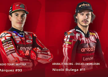 Die Ducati-Stars Marc Marquez und Nicolo Bulega