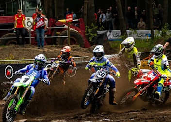 Febvre (1) vor Renaux (959) und Herlings (84) in Harfsen