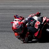 Marc Marquez konnte am Mittwoch die Aero-Tests nicht zu Ende bringen