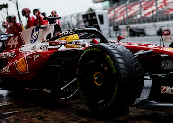 Lewis Hamilton im Ferrari