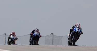 Albert Arenas (vorne): Lange Geraden helfen Yamaha nicht