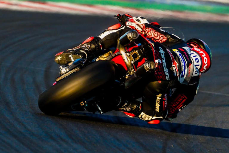 Pecco Bagnaia mit seiner Ducati Panigale V4 S