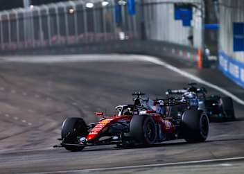 Charles Leclerc im Ferrari