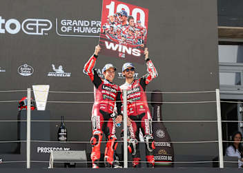 Marquez und Bagnaia feierten in Ungarn 100 Siege des Ducati-Werksteams
