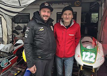 Die deutschen Vertreter in Armoy David Datzer (li.) und Chris Meyer