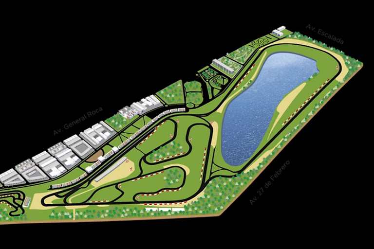 Streckenplan des Autodroms in Buenos Aires
