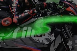 Aprilia mit der «aktiven Aerodynamik» bei der RS-GP