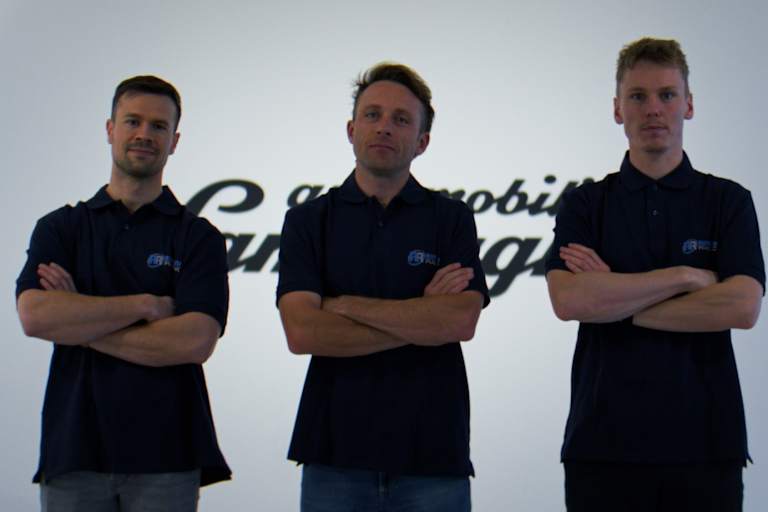 Patric Niederhauser, Marco Mapelli und Luca Engstler für Rutronik Racing