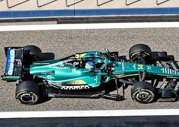 Fernando Alonso im Aston Martin-Honda