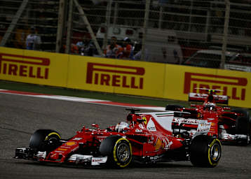 Sebastian Vettel und Kimi Räikkönen: Beim Wintertest gut, danach weniger