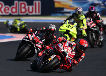 Im Misano-Sprint hatte Marc Marquez die Nase vorne