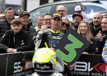 Oli Bayliss fuhr in Most aufs Podium