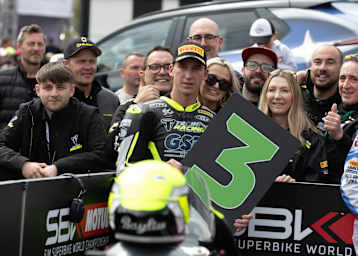 Oli Bayliss fuhr in Most aufs Podium